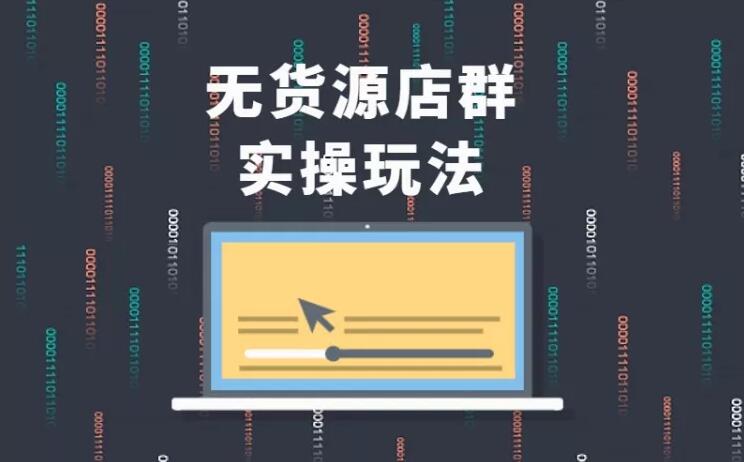 无货源店群实操玩法，蓝海选品的独特思路，店群软件操作方法（45节视频课）-甬战资源库