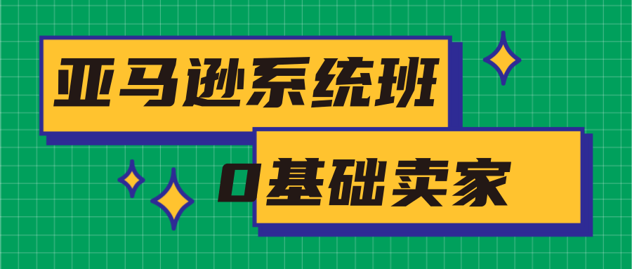 亚马逊系统班，专为0基础卖家量身打造，亚马逊运营流程与架构-甬战资源库