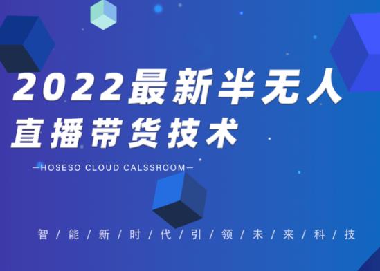 禾兴社·2022最新抖音半无人直播带货技术及卡直播广场玩法，价值699元-甬战资源库