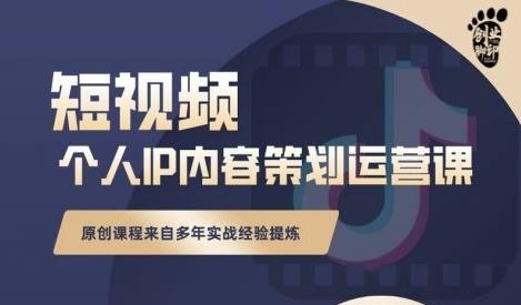 抖音短视频个人ip内容策划实操课，真正做到普通人也能实行落地-甬战资源库