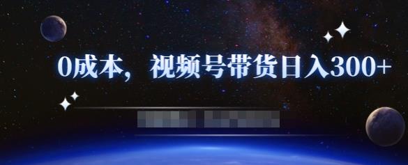 零基础视频号带货赚钱项目，0成本0门槛轻松日入300+【视频教程】-甬战资源库