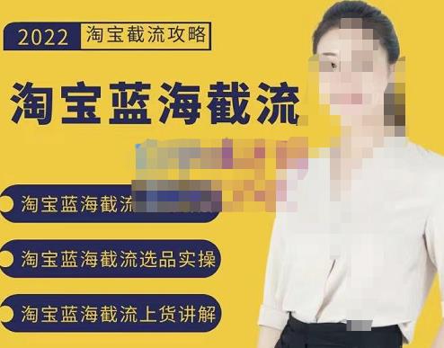 2022淘宝蓝海截流攻略，淘宝蓝海截流选品上货实操讲解-甬战资源库