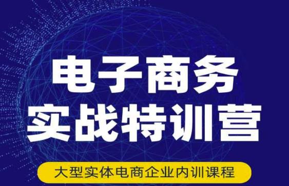 民赛电气内部出品：电子商务实战特训营，全方位带你入门电商，308种方式玩转电商-甬战资源库
