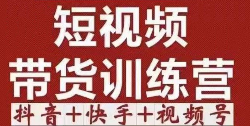 短视频带货特训营（第12期）抖音+快手+视频号：收益巨大，简单粗暴！-甬战资源库