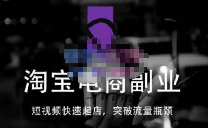 蓝Sir派·淘宝短视频快速起店，替代传统搜索方式，学会做一个不一样的淘宝店-甬战资源库