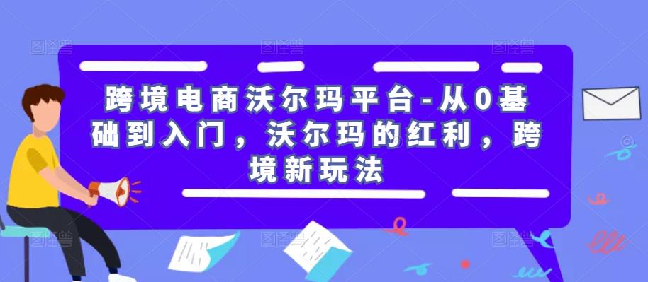 跨境电商沃尔玛平台-从0基础到入门，沃尔玛的红利，跨境新玩法-甬战资源库