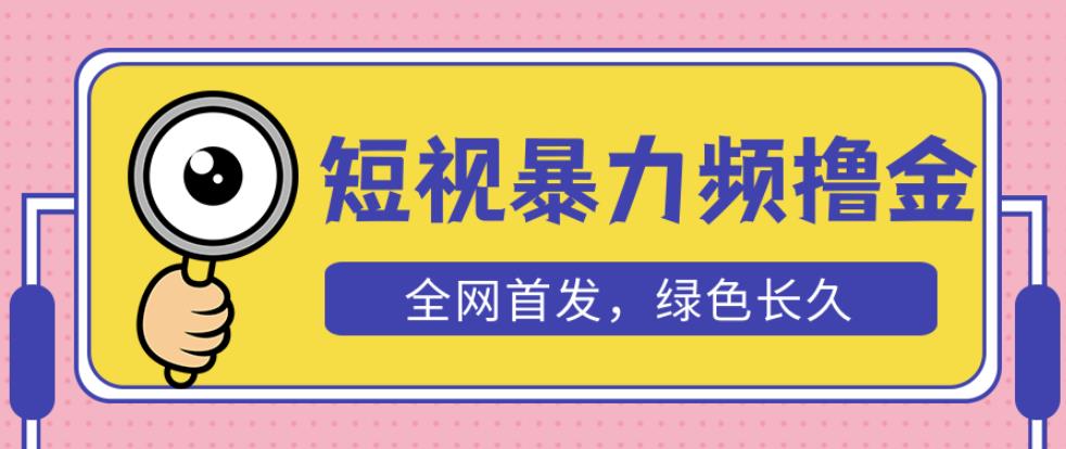 外面收费1680的短视频暴力撸金，日入300+长期可做，赠自动收款平台-甬战资源库