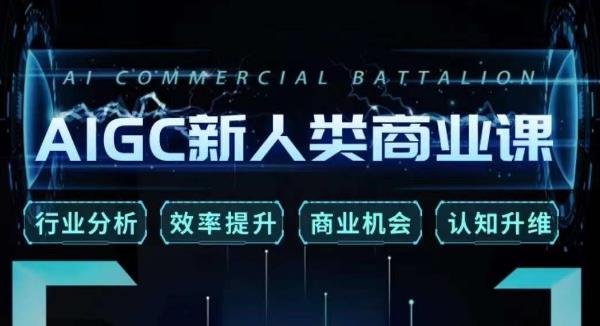 张诗童·AIGC新人类商业课，​行业分析/效率提升/商业机会/认知升维-甬战资源库
