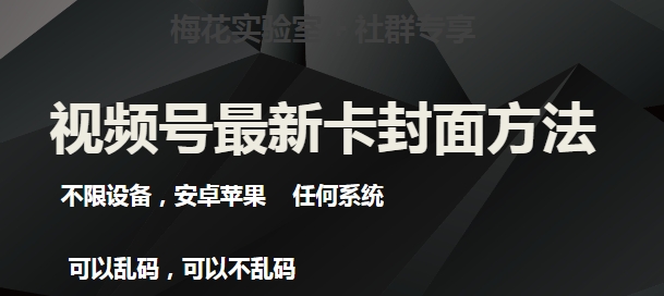 梅花实验室社群最新卡封面玩法3.0，不限设备，安卓苹果任何系统-甬战资源库