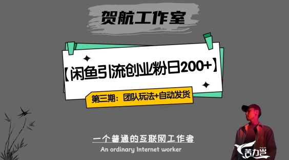 第三期：暴力引流，无脑搬运，闲鱼创业粉引流一天200+，更新全自动发货的团队闭环模式【揭秘】-甬战资源库