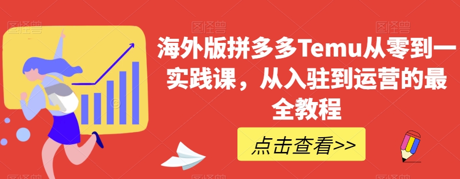 海外版拼多多Temu从零到一实践课，从入驻到运营的最全教程-甬战资源库