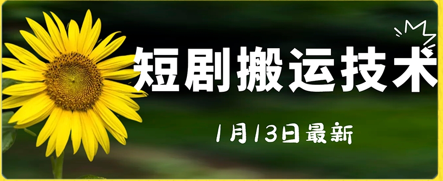 最新短剧搬运技术，电脑手机都可以操作，不限制机型-甬战资源库
