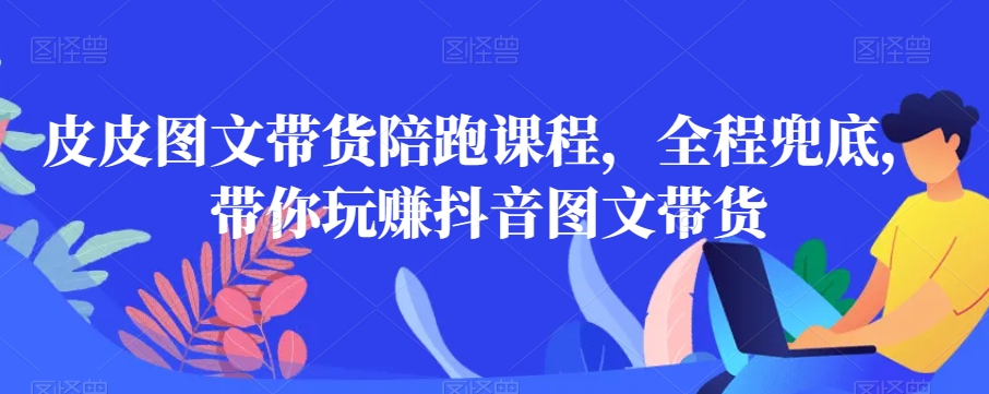 皮皮图文带货陪跑课程，全程兜底，带你玩赚抖音图文带货-甬战资源库