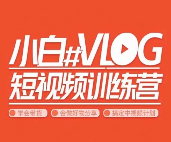 小呆说视–小白VLOG短视频训练营，学会带货、好物、直播、中视频-甬战资源库