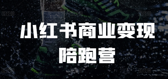 小红书商业变现陪跑营，小红书电商教程-甬战资源库