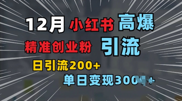 小红书一张图片“引爆”创业粉，单日+200+精准创业粉 可筛选付费意识创业粉【揭秘】-甬战资源库