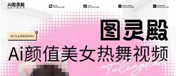 全网首发，原价988图灵殿AI颜值美女热舞视频，云端生图，轻松过原创-甬战资源库