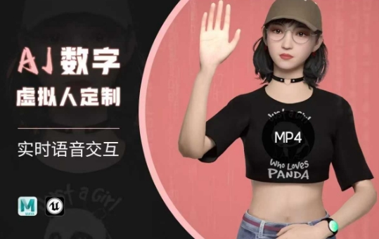 Ai数字人虚拟(智能体)实时语音交互特训营，​自行定制超写实角色AI数字人交互技术-甬战资源库