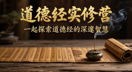 道德经实修营，一起探索道德经的深邃智慧-甬战资源库
