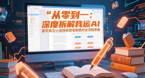 从零到一：深度拆解我运用AI撰写爽文小说挣取首笔稿费的全流程思路-甬战资源库