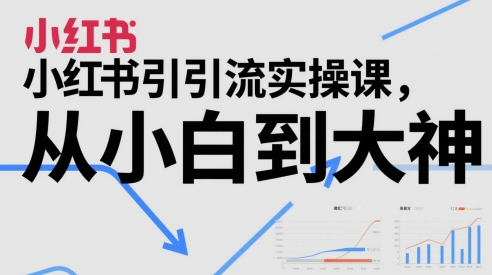 小红书引流实操课，从小白到大神-甬战资源库