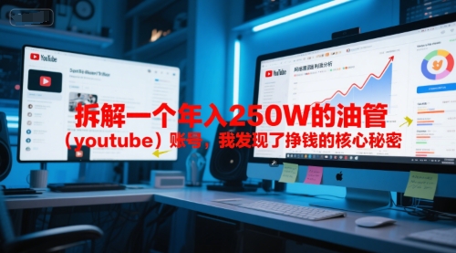 付费文章：拆解一个年入250W的油管（youtube）账号，我发现了挣钱的核心秘密-甬战资源库