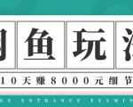 龟课·闲鱼项目玩法实战班第12期,操作10天左右利润有8000元细节玩法-甬战资源库