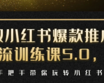 小红书爆款推广引流训练课5.0，手把手带你玩转小红书（17节实操视频+话术）-甬战资源库