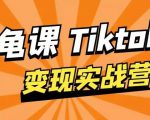 龟课·TikTok变现实战训练营线上第1期,多种变现模式,轻松赚美刀-甬战资源库