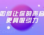 刘琪·如何让你的声音更具吸引力（20节课-完结）-甬战资源库