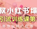 狼叔小红书爆款推广引流训练课第12期,手把手带你玩转小红书-甬战资源库