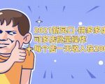 2021新风口-拼多多虚拟店:可多店批量操作,每个店一天收入在200-1000-甬战资源库