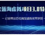 黄岛主·淘宝蓝海虚拟项目3.0,小白宝妈零基础的都可以做到月入过万-甬战资源库