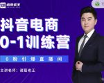 诸葛老王抖音电商0-1训练营，从0开始轻松破冷启动，引爆直播间-甬战资源库