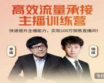 高效流量承接主播训练营:快速提升主播能力,实现100万销售直播间-甬战资源库