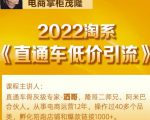 茂隆2022直通车低价引流玩法,教大家如何低投入高回报的直通车玩法-甬战资源库