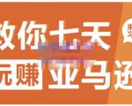 晟尧跨境·教你七天玩赚亚马逊,教你轻松玩赚亚马逊,适合小白学习-甬战资源库