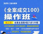 《全案成交100》全案全流程4段25步100招,操作班-甬战资源库
