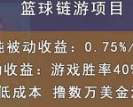 国外区块链篮球游戏项目,前期加入秒回本,被动收益日0.75%,撸数万美金-甬战资源库