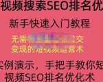 宋老师·短视频搜索SEO优化,教你10分钟创作一个短视频,三天排名上第一-甬战资源库