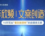 李欣频|文案创造课，0基础可报10天写出“看到就想转”的自媒体文案-甬战资源库