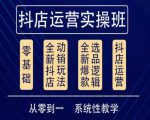 他创传媒·抖音小店系统运营实操课,从零到一系统性教学,抖店日出千单保姆级讲解-甬战资源库