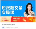 小秋·短视频文案实操课,从0到1教你做短视频的经验技巧-甬战资源库