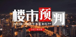 樱桃大房子2023楼市预判：新一轮大牛市会来吗？【付费文章】-甬战资源库