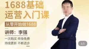 1688运营基础入门系统课，​20课时带你系统性解析1688运营-甬战资源库