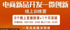 南掌柜·电商新品开发——微创新，电商新品微创新是你企业发展的护城河-甬战资源库