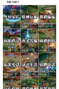 副业拆解:抖音王者荣耀游戏变现副业项目,视频版一条龙实操玩法分享给你-甬战资源库