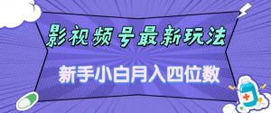 影视号最新玩法，新手小白月入四位数，零粉直接上手【揭秘】-甬战资源库