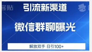 价值2980的全新微信引流技术，只有你想不到，没有做不到【揭秘】-甬战资源库