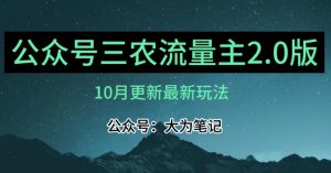 (10月)三农流量主项目2.0——精细化选题内容，依然可以月入1-2万-甬战资源库